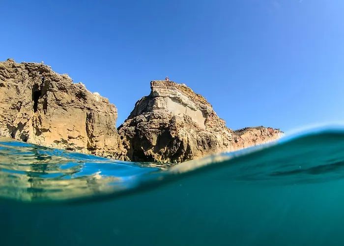 With Garden And Barbecue Nazare