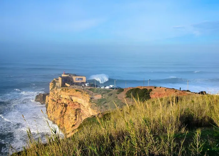 With Garden And Barbecue Nazare